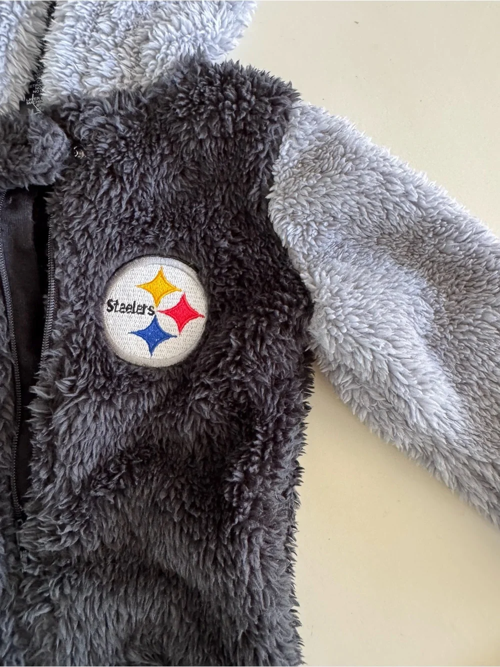 NWT Pittsburgh Steelers NFL Baby Fleece Bunting 3-6M